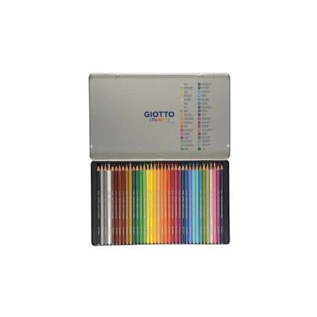 MATITE ACQUARELLABILI GIOTTO 36 COL. MET.