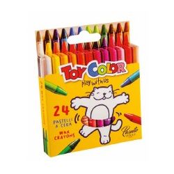 PASTELLI CERA CARIOCA 24 COLORI
