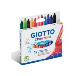 PASTELLI CERA MAXI GIOTTO 12 COL