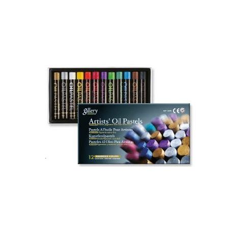 PASTELLI A OLIO METALLIZZATI PZ. 12
