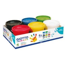 TEMPERA DITA GIOTTO ML.200 6 COLORI