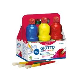 TEMPERA GIOTTO ML. 500 6 COL. ASS.