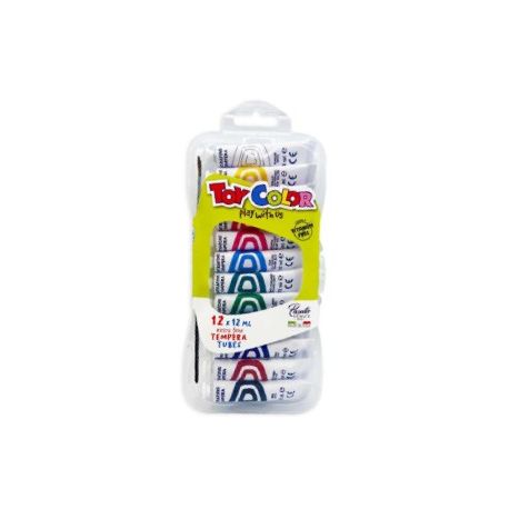 TEMPERA DECO 12 TUBETTI COL. ASS. ML. 12