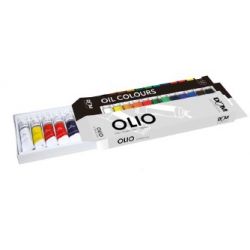 TEMPERA OLIO 12 TUBETTI ML. 12 COL. ASS.