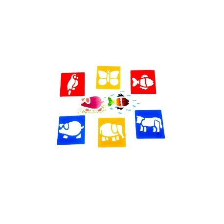 STENCIL ANIMALI PZ. 6