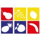 STENCIL FRUTTA PZ. 6