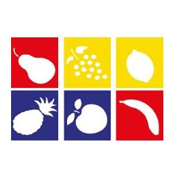 STENCIL FRUTTA PZ. 6
