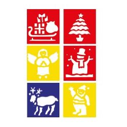 STENCIL NATALE B PZ. 6