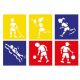 STENCIL SPORT PZ. 6