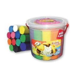 PLASTILINA KIDDY CLAY GR.1240 SECCHIELLO 13 COL. A