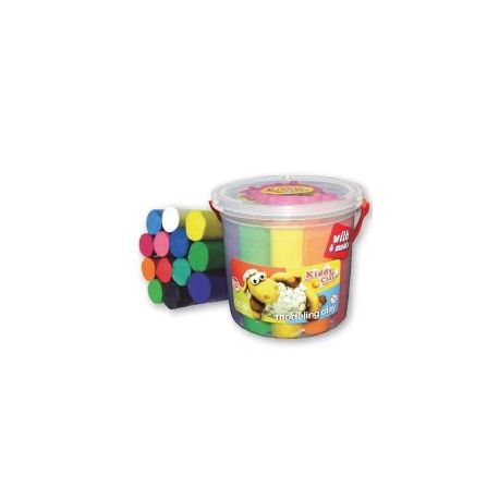 PLASTILINA KIDDY CLAY GR.1240 SECCHIELLO 13 COL. A