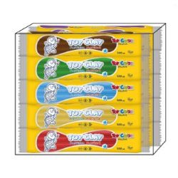 PLASTILINA TOY CLAY 10 COLORI DA 500GR