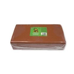 CRETA NATURALE PANETTO KG. 1,5 COLORE ROSSO