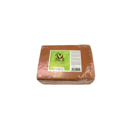 CRETA NATURALE PANETTO KG. 12,5 COLORE ROSSO