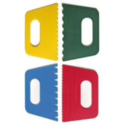 SPATOLA IN MATERIALE ACRILICO CM. 13X8 PZ.4