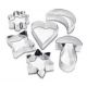 FORMINE PER MODELLARE IN METALLO FORME ASS. PZ. 6