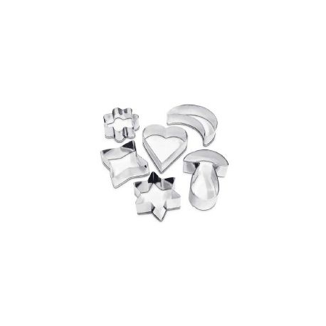 FORMINE PER MODELLARE IN METALLO FORME ASS. PZ. 6