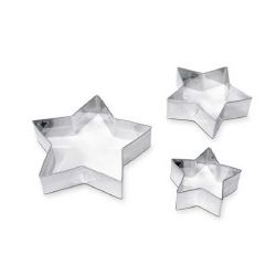 FORMINE PER MODELLARE IN METALLO STELLE PZ. 3