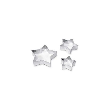 FORMINE PER MODELLARE IN METALLO STELLE PZ. 3