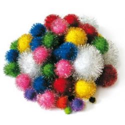 PON PON BUSTA COLORI METALLIZZATA PZ.100
