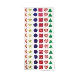 STRASS DECORATIVI AUTO ADESIVI FORME ASS. PZ. 78