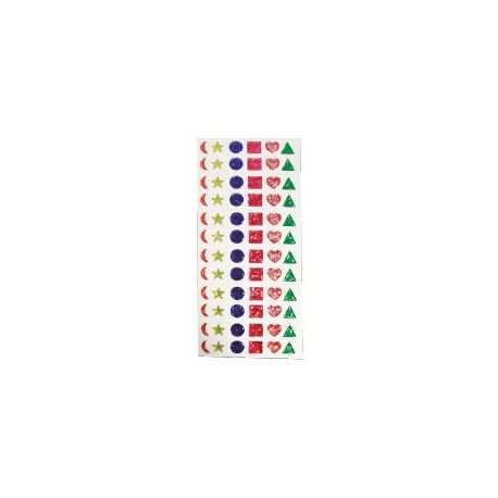 STRASS DECORATIVI AUTO ADESIVI FORME ASS. PZ. 78