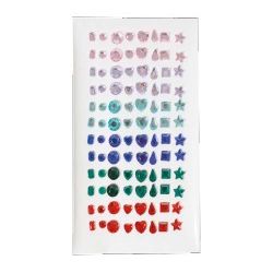 STRASS DECORATIVI AUTO ADESIVI PIETRE PREZIOSE PZ.