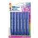 BRILL/GLITTER CON COLLA ML.10,5 CF.6 BLU'