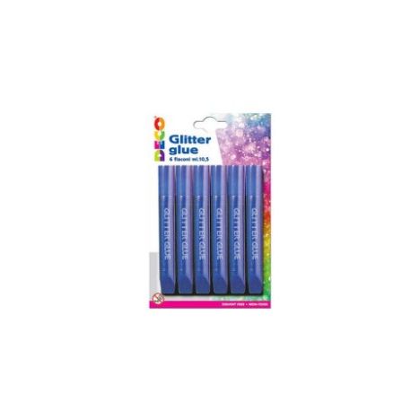 BRILL/GLITTER CON COLLA ML.10,5 CF.6 BLU'