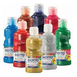 TEMPERA GLITTER GIOTTO ML.250 CYAN