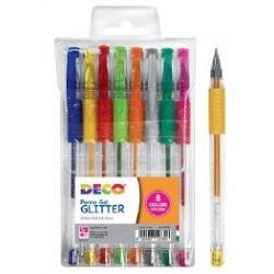 BRILL. PENNA GLITTER GEL 10 COL. ASS.TI
