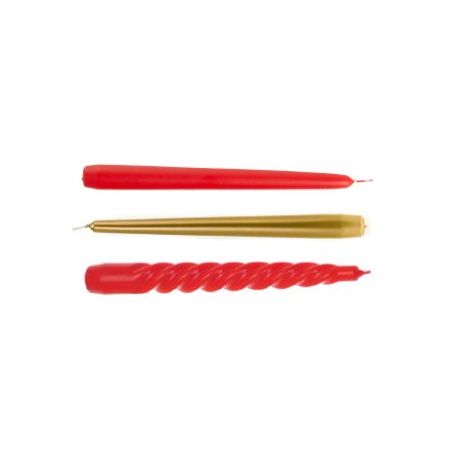 CANDELA ROSSA TORCIGLIONE PZ. 3
