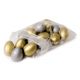 UOVA PLASTICA DA DECOR. PZ. 24 ORO E ARGENTO