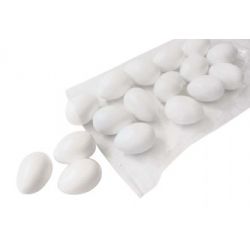 UOVA PLASTICA DA DECOR. PZ. 50 BIANCHE