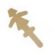 LEGNO DA DECORARE SAGOME BAMBINA PZ.10