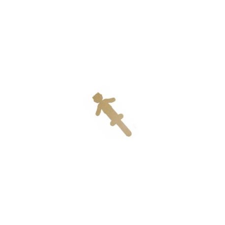 LEGNO DA DECORARE SAGOME BAMBINO PZ.10