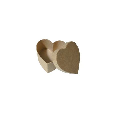 CARTONE DA DECORARE SCATOLA CUORE MM.105X95X60H