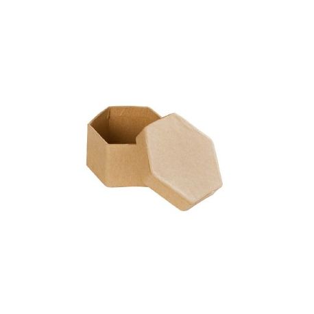 CARTONE DA DECORARE SCATOLA ESAGONALE MM.75X50