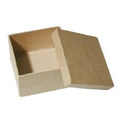 CARTONE DA DECORARE SCATOLA QUADRATA MM.85X85X52