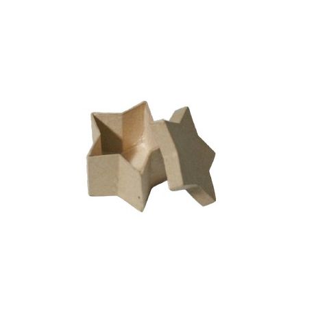 CARTONE DA DECORARE SCATOLA STELLA MM.80X50