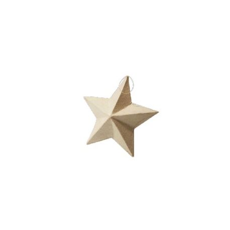 CARTONE DA DECORARE STELLA DA APPENDERE