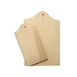 LEGNO DA DECORARE TAGLIERE CM. 22X12X0,9