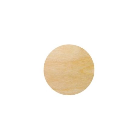 LEGNO DA DECORARE TAVOLETTA DI BETULLA TONDO DIAM.