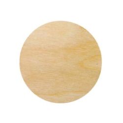 LEGNO DA DECORARE TAVOLETTA DI BETULLA TONDO DIAM.