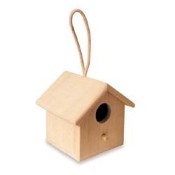 LEGNO DA DECORARE VOLIERA CON CORDA