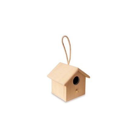 LEGNO DA DECORARE VOLIERA CON CORDA