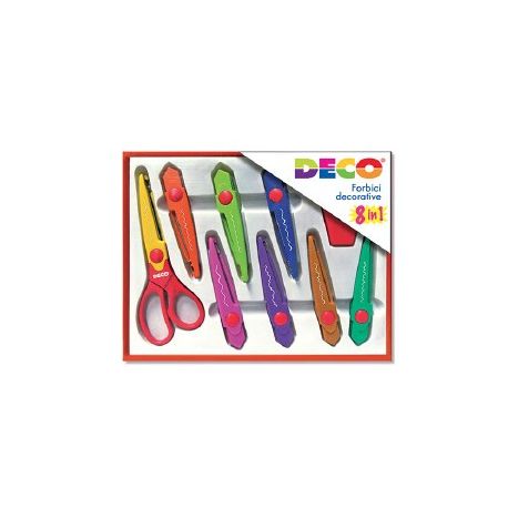 FORBICI CON 8 LAME DECORATIVE KIT