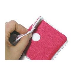 VELCRO ADESIVO BUSTA 24 DISCHETTI MM.19