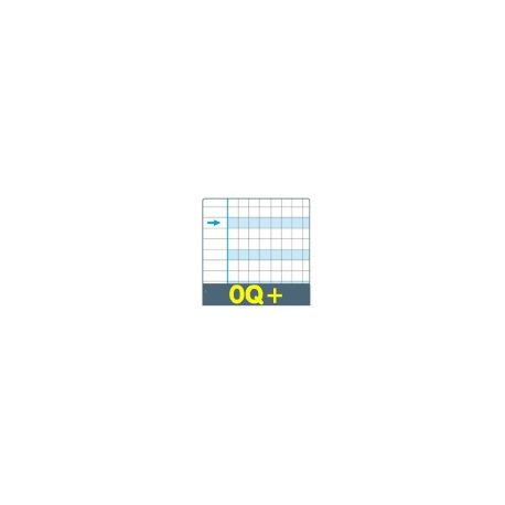 QUADERNO COPERTINA AZZURRA MM. 5 DOPPIO SPAZIO