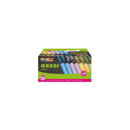 GESSI COLORATI TONDI PZ.100